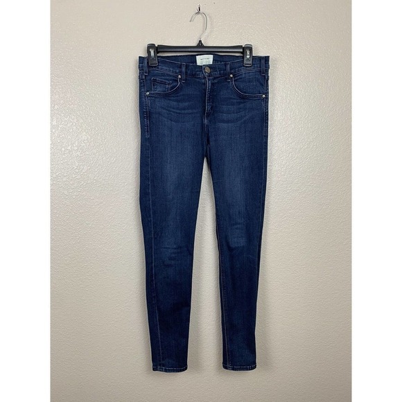 McGuire Ankle Skinny Jeans Size 27 Dark Wash Mid Rise Puckering - Picture 1 of 6